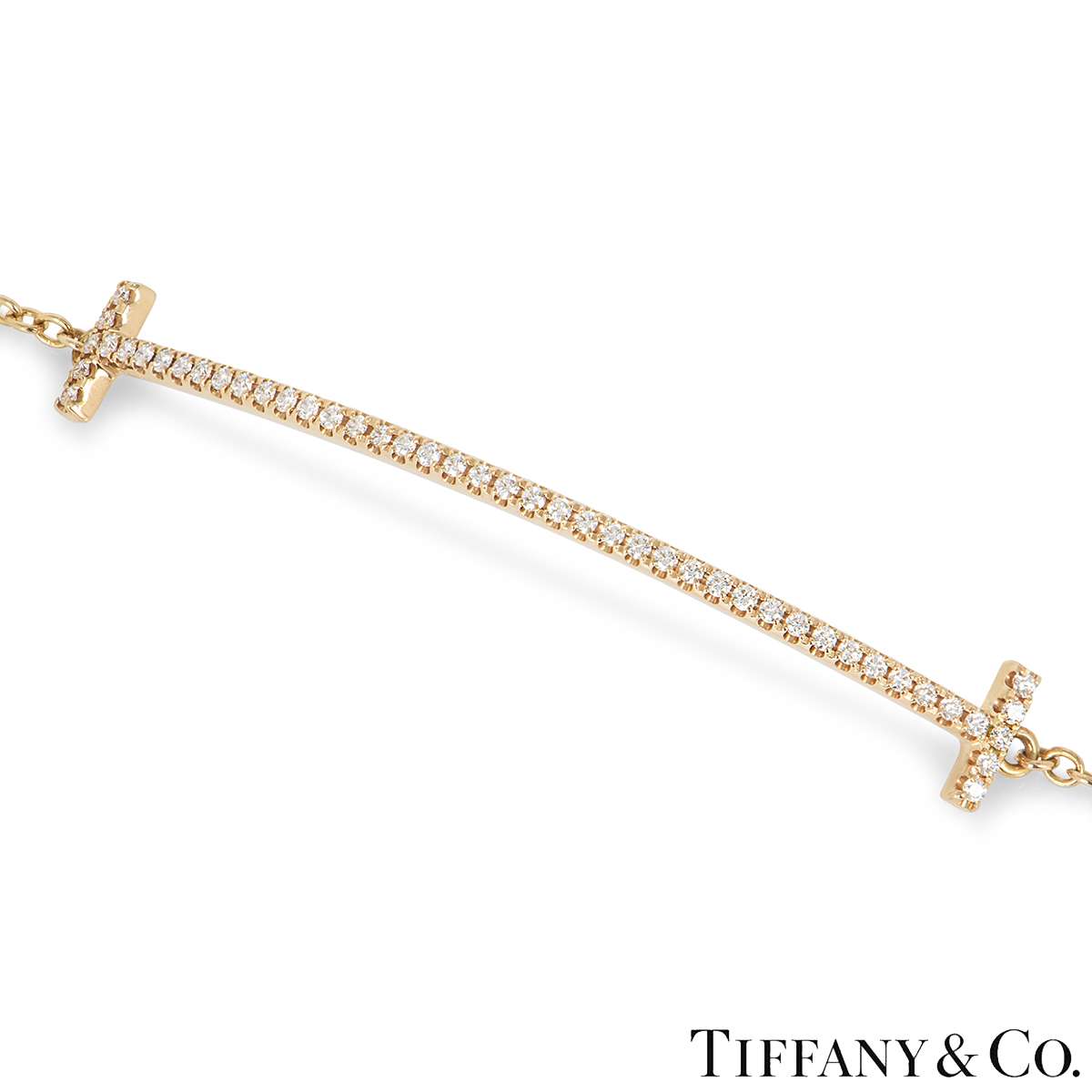 Tiffany t pink gold bracelet Tiffany & Co Gold in Pink gold - 31580459